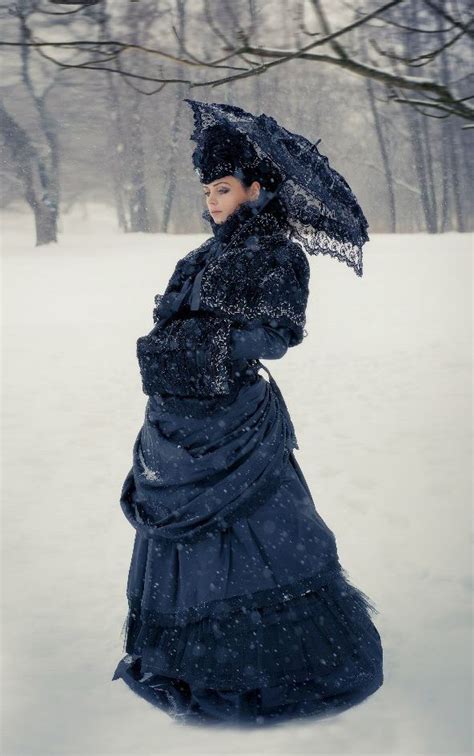 Victorian Winter Gothic Costume | Gothic costume, Gothic fashion ...