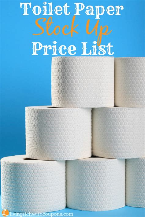 Toilet Paper Stock Up Price List - When to Use Toilet Paper Coupons ...