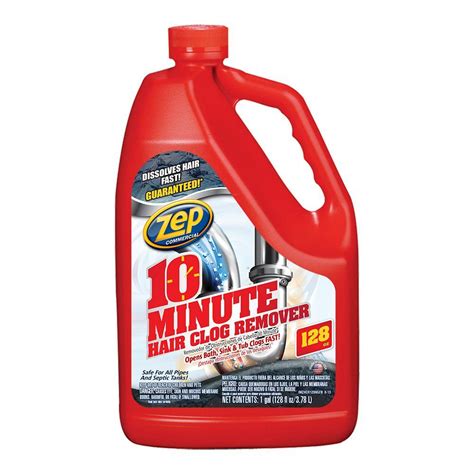 ZEP 1 Gal. 10-Minute Hair Clog Remover-ZHCR128NG - The Home Depot