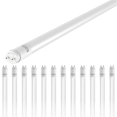 Buy Sunco Lighting 12 Pack T8 LED 4FT Tube Light Bulbs Ballast Bypass ...