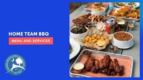 Home Team BBQ Hours and Menu with Prices [Updated in 2024]