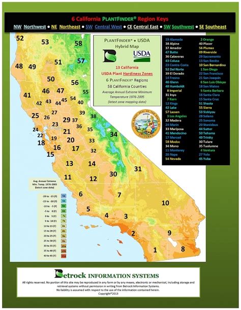 California Zone Map For Plants – Map Of Usa District - California Hardiness Zone Map | Printable ...