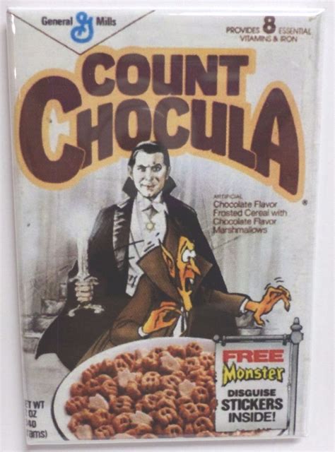 Count Chocula Style 1 Vintage Cereal Box 2" x 3" Refrigerator or Locker MAGNET | eBay