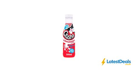 Crusha Strawberry Milkshake Mix 500Ml- Choice of Flavours, £1 at Tesco