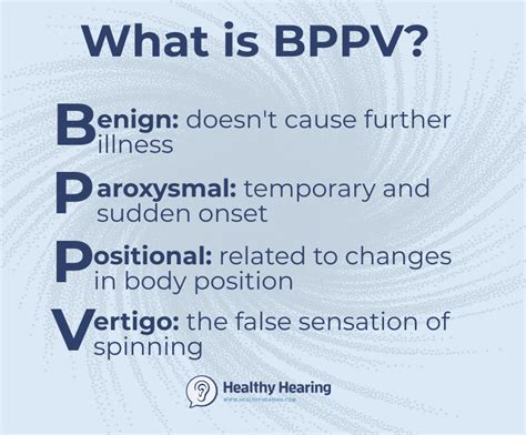 BPPV: Positional vertigo causes, symptoms and treatment