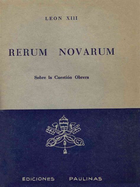 Rerum Novarum | PDF | Justicia | Crimen y violencia