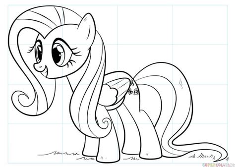 How to draw Fluttershy | Step by step Drawing tutorials