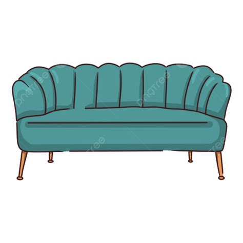 Turquoise Color Sofa Vector, Sofa, Sofa Single, Sofa Design PNG ...