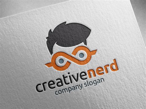 Creative Nerd Logo Template by Alex Broekhuizen on Dribbble