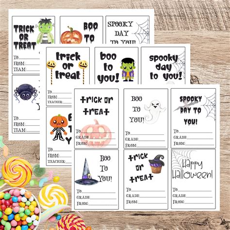 Halloween Candy Gram Flyer/ Boo Grams for Halloween - Etsy