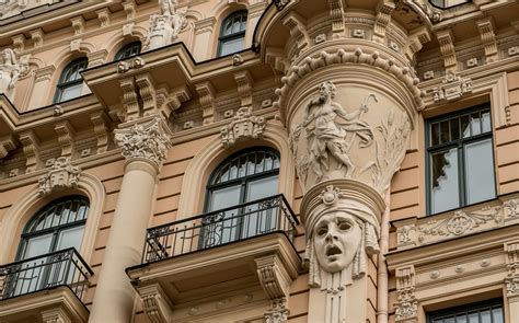 Art Nouveau Facades, Riga, Latvia - Travel Past 50