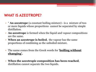 Azeotrope