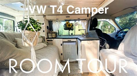 ROOMTOUR VW T4 DIY Camper Van I Camper Van Conversion Roomtour 2021 and ...