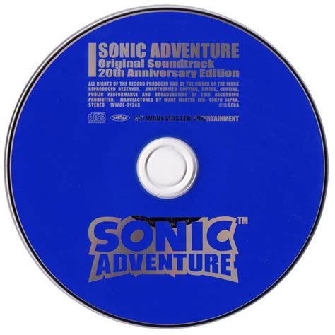 Sonic Adventure Original Soundtrack 20th Anniversary Edition « SEGADriven