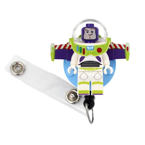 Buzz Lightyear™ Badge Reel Made With LEGO® Minifigure™ - Etsy