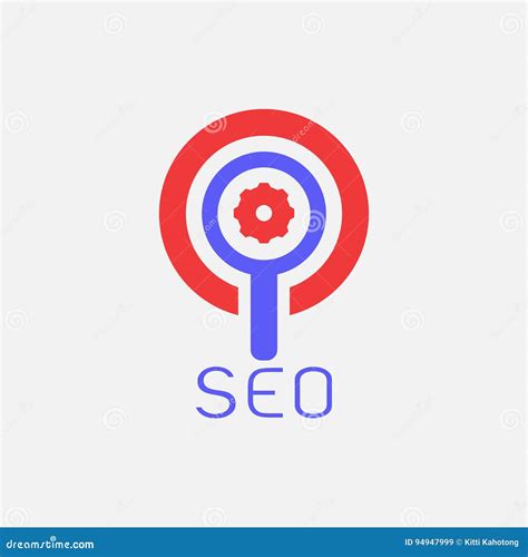 SEO logo design symbol stock illustration. Illustration of engine ...