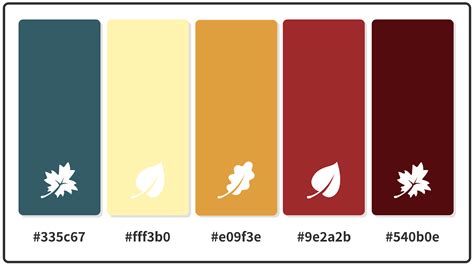 20+ Best Fall Color Palettes for 2021 – Avasta