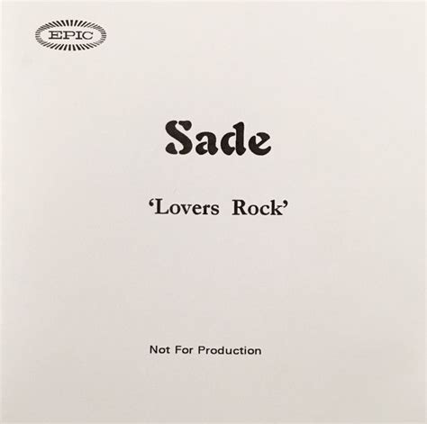 Sade - Lovers Rock (2000, CDr) | Discogs