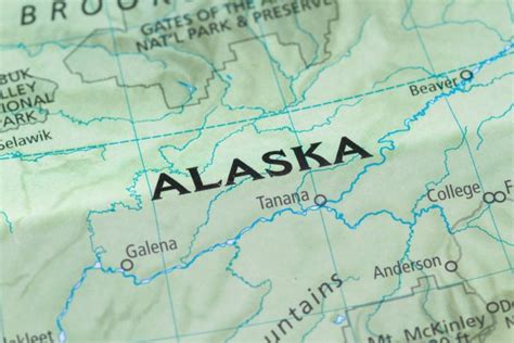 Alaska map Stock Photos, Royalty Free Alaska map Images | Depositphotos