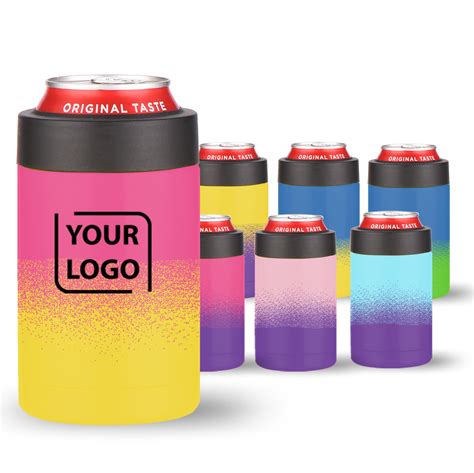 Custom Promotional Stainless Can Cooler for 12oz Beer Beverage Can from Factory | PromoWare China