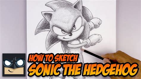 How To Draw Sonic The Hedgehog | Sketch Tutorial - YouTube