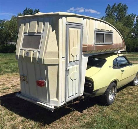 Ford maverick trailer :'D | Pickup camper, Truck bed camper, Vintage trailers