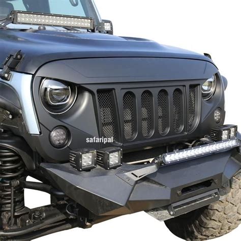 Safaripal Front Grille Six Slots Bold for Jeep Wrangler Jk Rubicon ...