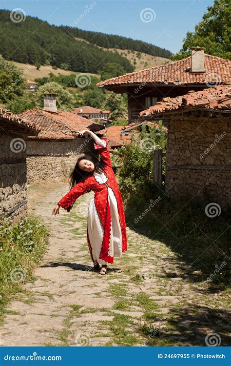 Bulgarian folklore stock image. Image of village, friends - 24697955