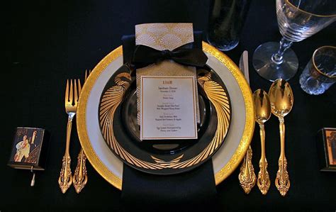 Art Deco Place setting | Table settings | Pinterest