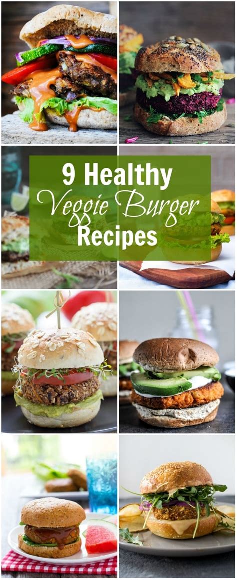 9 Healthy Veggie Burger Recipes - Primavera Kitchen