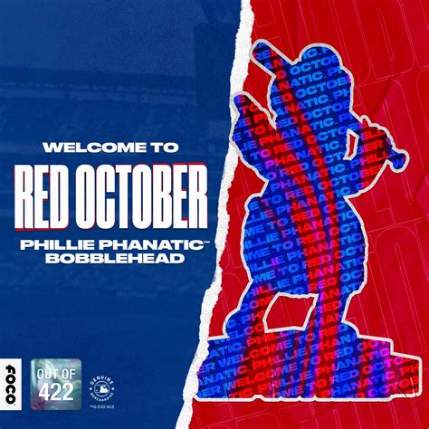 New FOCO USA Philadelphia Phillies "Welcome to Red October" Philly ...