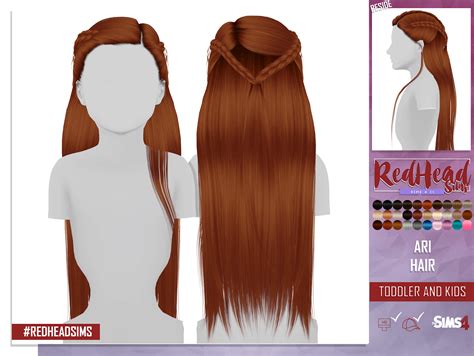 LEA LILITH ARI HAIR - KINDER UND KLEINKINDVERSION | REDHEADSIMS - CC ...