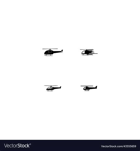 Helicopter logo Royalty Free Vector Image - VectorStock