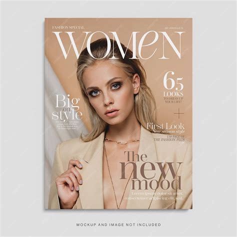 Premium Vector | Fashion Magazine Cover Template in Vector EPS