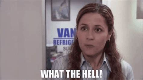 The Office Pam Beesly GIF - The Office Pam Beesly What The Hell ...