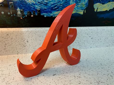 Atlanta Braves 3D Printed Decoration - Etsy