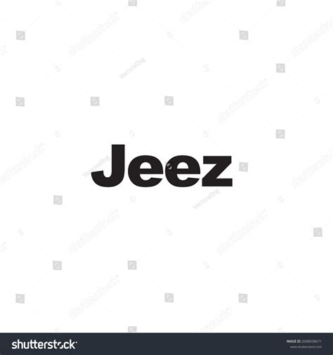 Jeez Logo Wordmark Design Stock Vector (Royalty Free) 2008938671 | Shutterstock