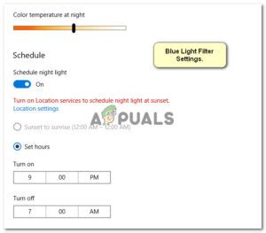 How to Enable Blue Light Filter on Windows?