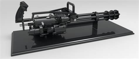 3D M134 Minigun Model by Kuba_T1000 - Specification