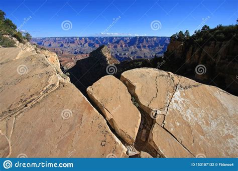 View of the Grand Canyon from the Grandview Trail. Stock Photo - Image ...