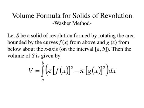 Washer Method Formula | Bruin Blog