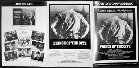 PRINCE OF THE CITY | Rare Film Posters