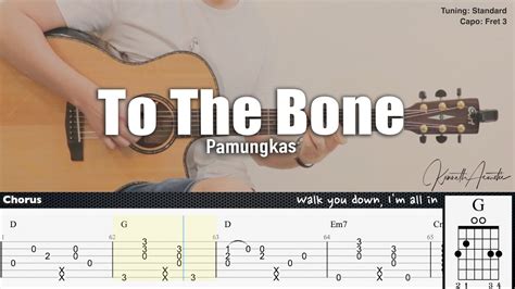 To The Bone - Pamungkas | Fingerstyle Guitar | TAB + Chords + Lyrics ...