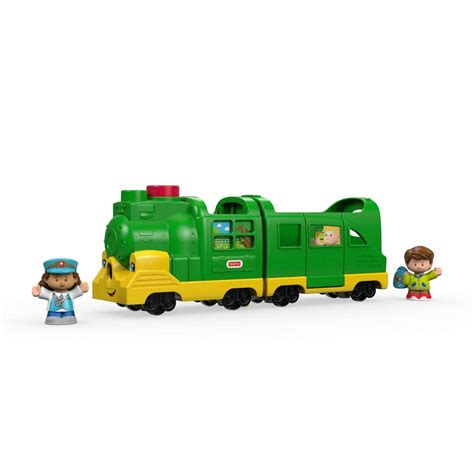 Fisher-Price Little People Friendly Passengers Train with Sounds & Phrases - Walmart.com ...