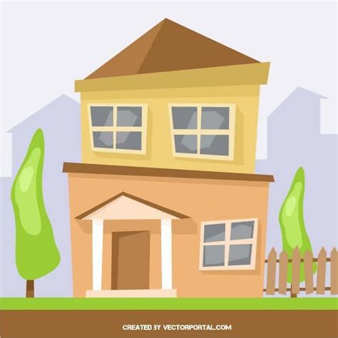 HOUSE CARTOON DRAWING Royalty Free Stock SVG Vector and Clip Art