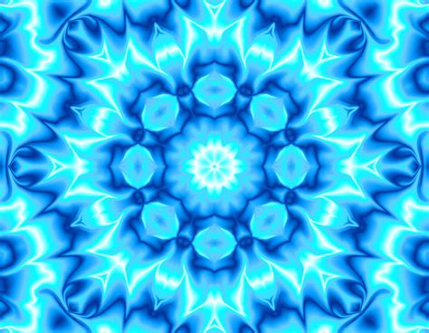 Blue Kaleidoscope Free Stock Photo - Public Domain Pictures