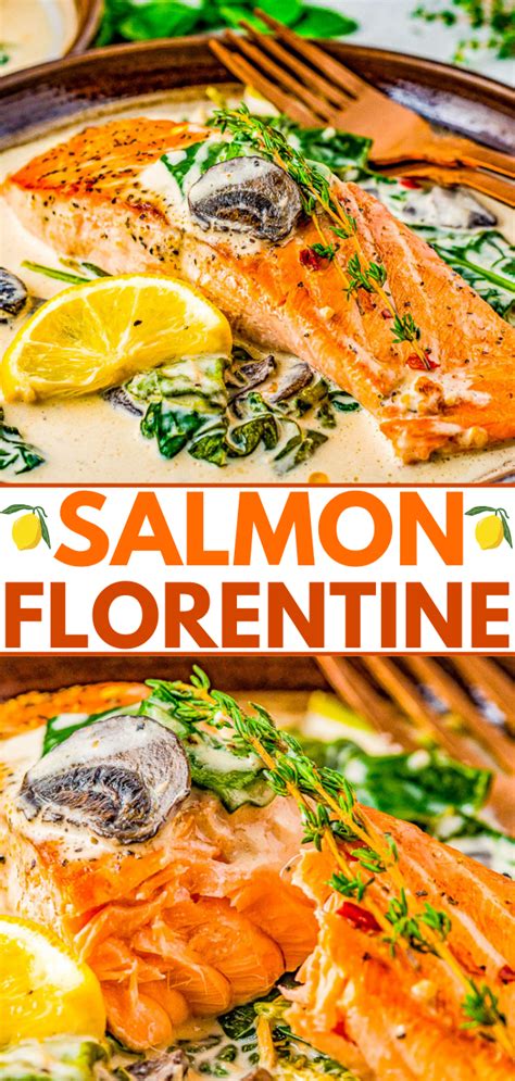 Salmon Florentine - Averie Cooks