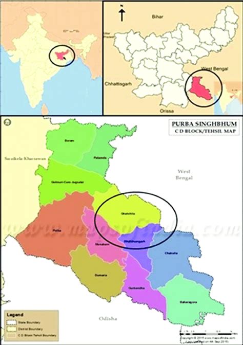 Map of India showing Jharkhand State, East-Singhbhum district and... | Download Scientific Diagram