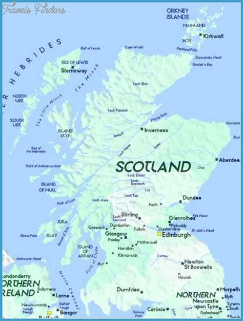 Map Of Glasgow Scotland | Map Of The World