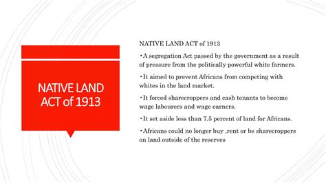 Natives Land Act of 1913 presentation.pptx